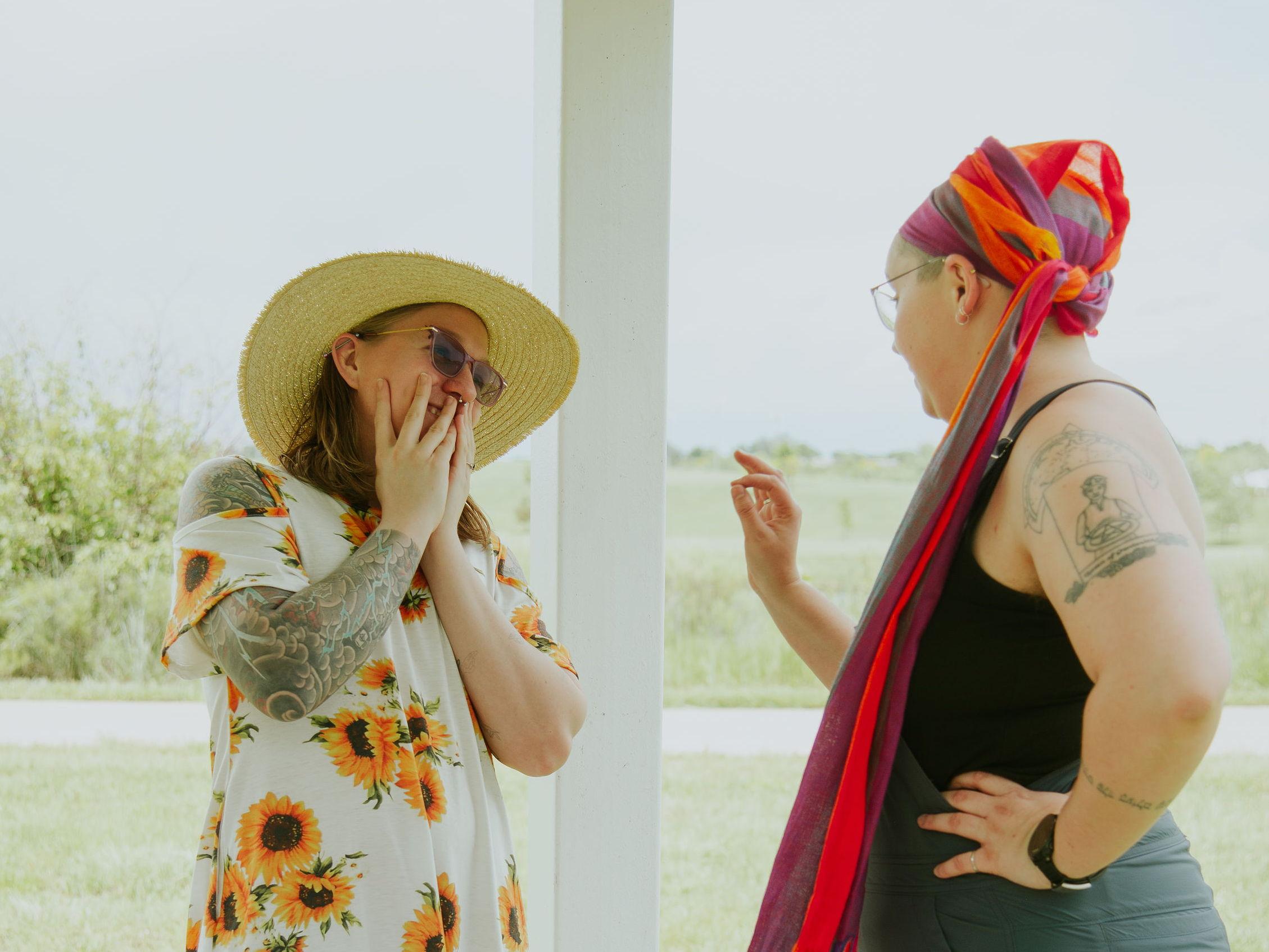 The Wedding Website of Noa Campbell (they/them) and Chloe Brown (she/her)