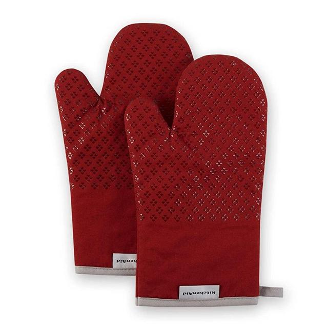 KitchenAid Asteroid Oven Mitt Set, Smoked Paprika