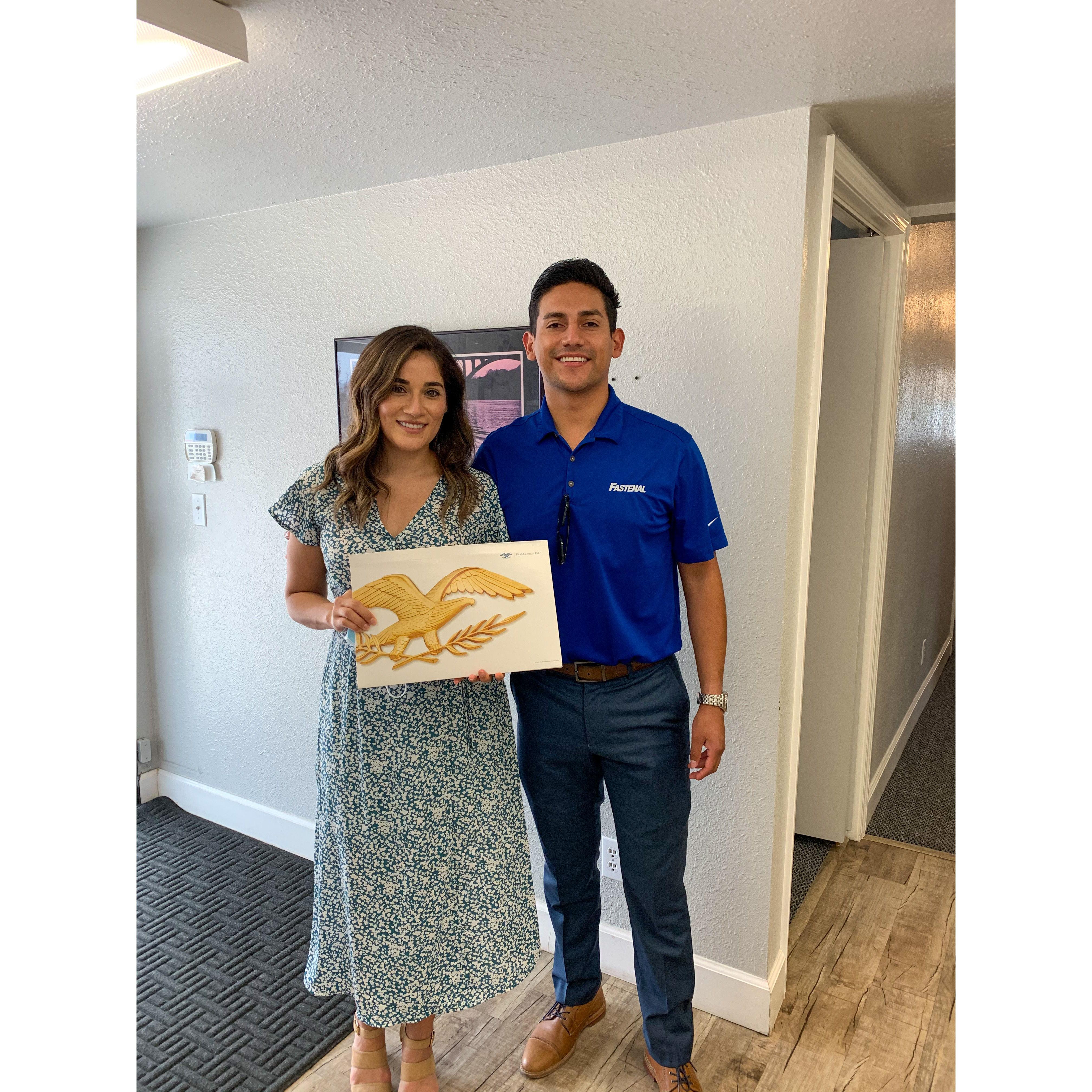 They bought their first home in Valley Springs, Ca (August 2020)