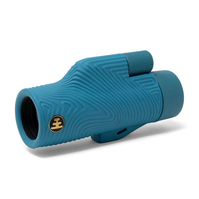 Nocs Provisions Field Tube 8x32 Waterproof Monocular, 8X Magnification Telescope, Bak4 Prism, Wide Field of View for Bird Watching, Backpacking & Wildlife Viewing - Corsican Blue