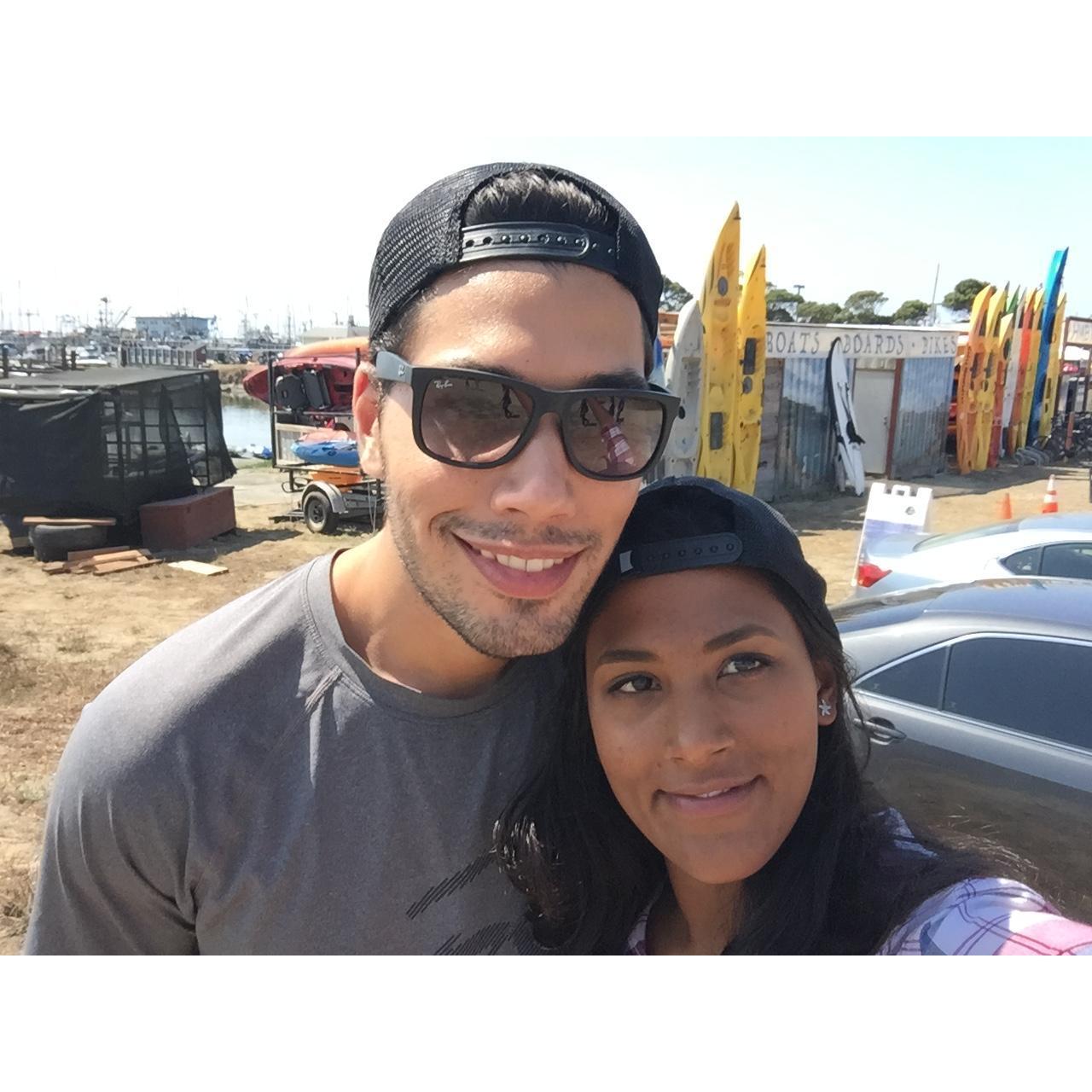 We share a love for the ocean and the outdoors. Ahalya's birthday in Half Moon Bay.
