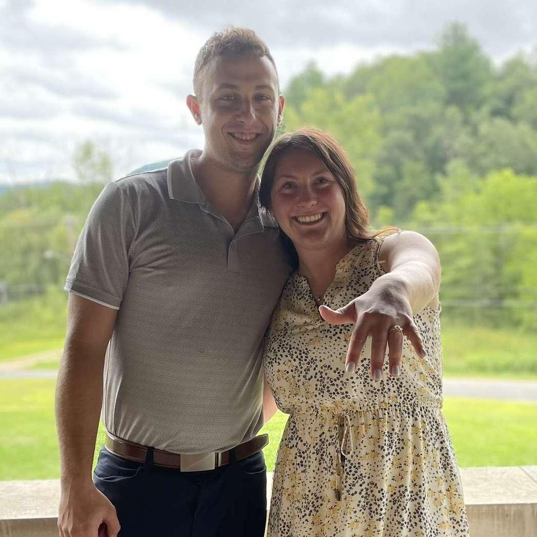 TRISTEHN PROPOSED! August 10, 2025. It was at St. Peter's 150th Church Anniversary in Chaseburg, WI. This is where the wedding will be!