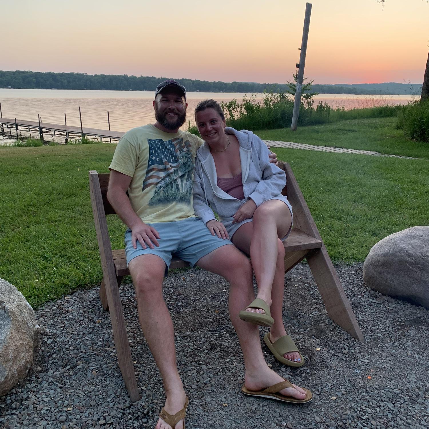 Lake with pals