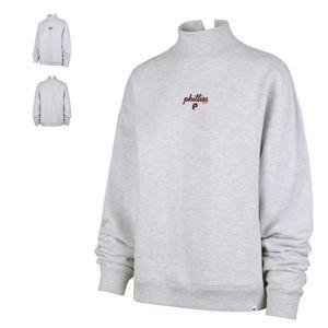 Phillies Grey Mock Crew Sweatshirt (L)