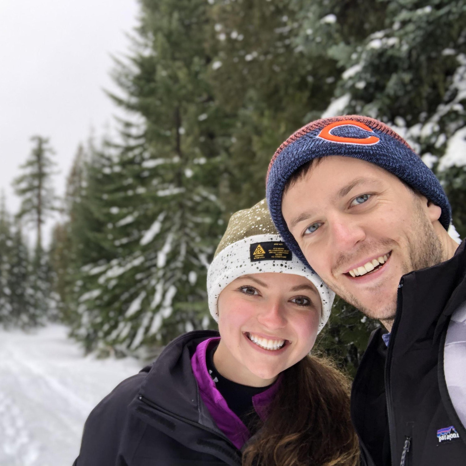 Snowshoeing near Mt. Hood!