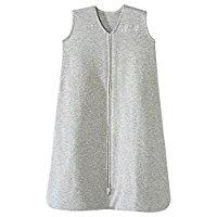 Halo SleepSack 100% Cotton Wearable Blanket, Heather Gray, Large