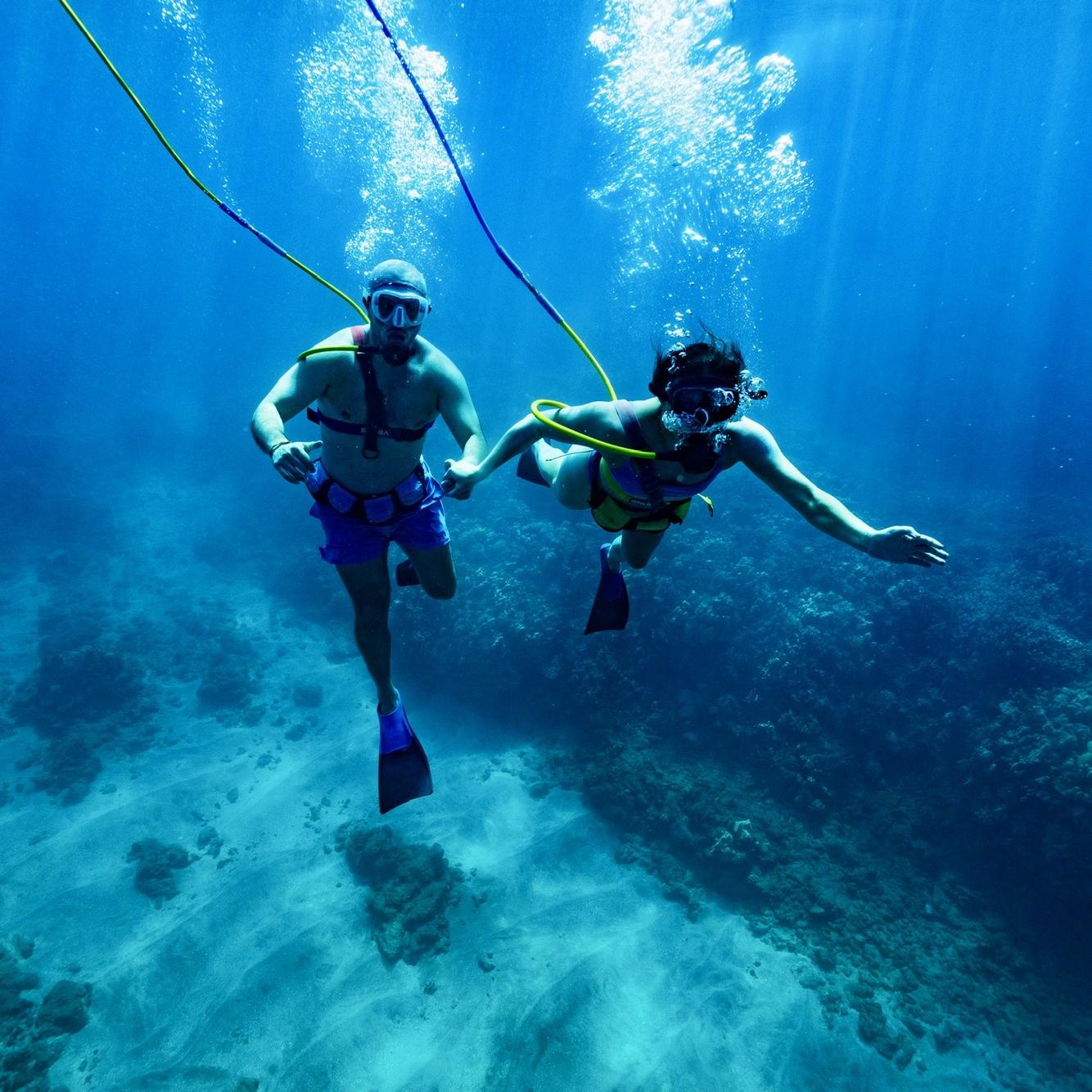 First time SNUBA divers 🤿🤿