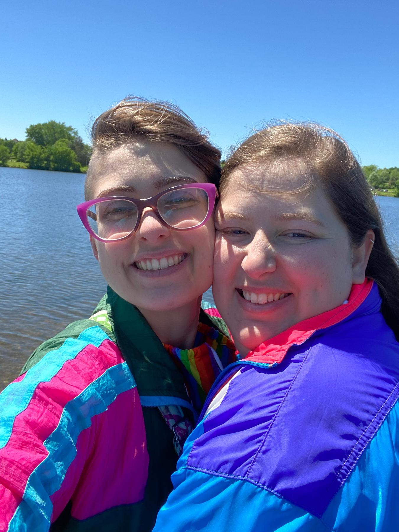 Our favorite spot at Como Lake was the spit, a big thin strip of land that stuck out in the water. It always looked like we were in the middle of the lake in pictures.