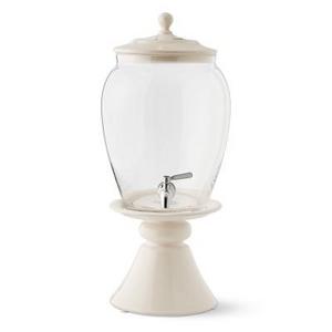 AERIN White Ceramic Beverage Dispenser