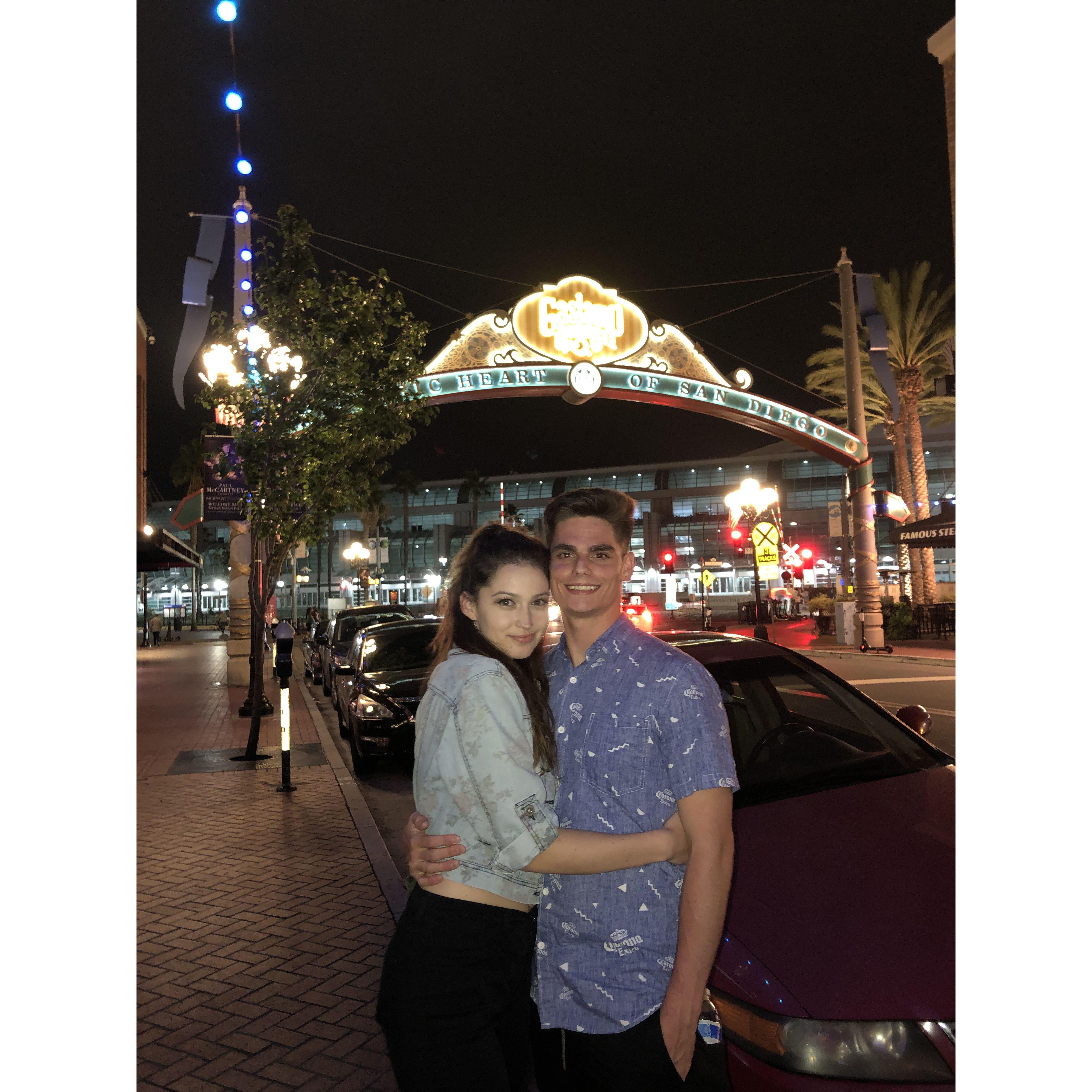The couple went clubbing in downtown San Diego with Shannon's bestfriend Hannah to celebrate Shannon's belated birthday.