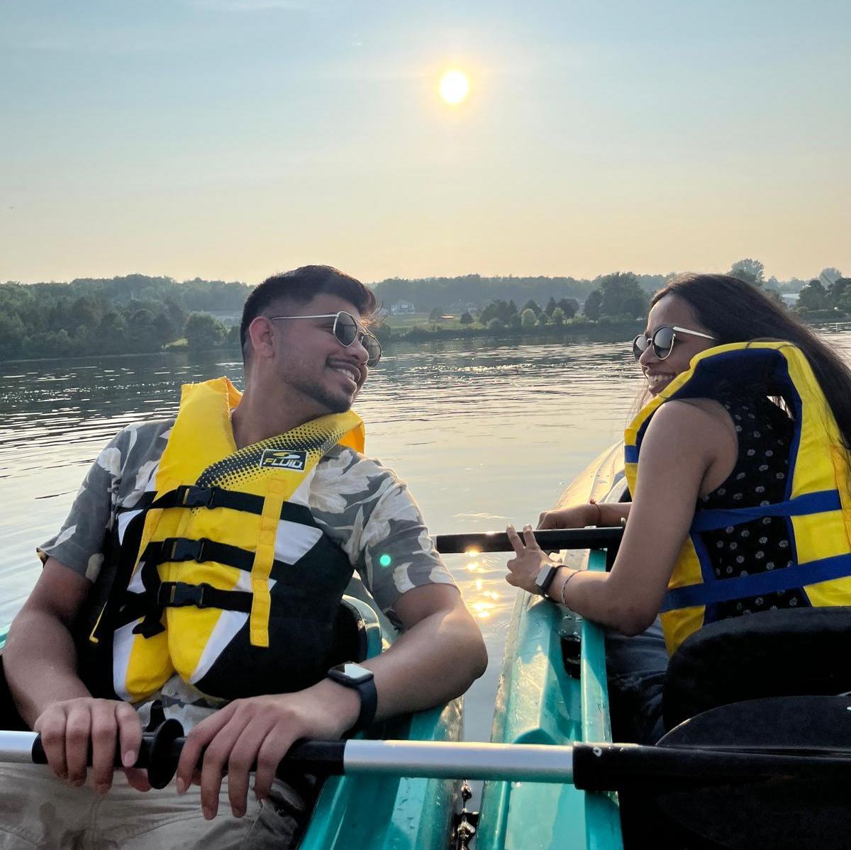 Sunkissed skin and a heart full of joy, just us staying in this golden hour forever.