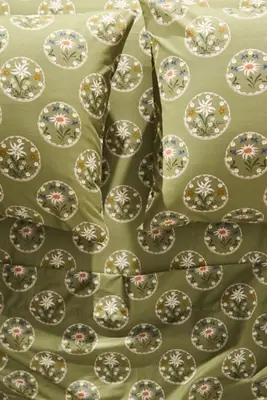 MINDTHEGAP Organic Cotton Percale Printed Sheet Set