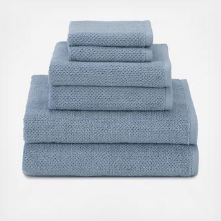 Textured Organic 6-Piece Towel Set