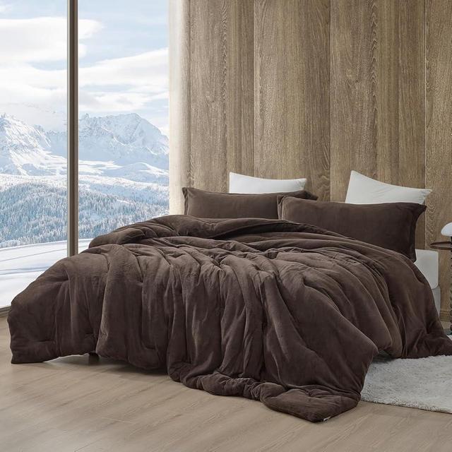 Byourbed Warmer Than Warm - Coma Inducer® Oversized King Comforter Set - Hot Fudge