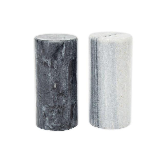 Fox Run™ Marble Salt & Pepper Shakers in Black/White (Set of 2)