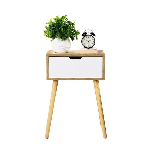Lissette 1 - Drawer Nightstand in Natural (Set of 2)
