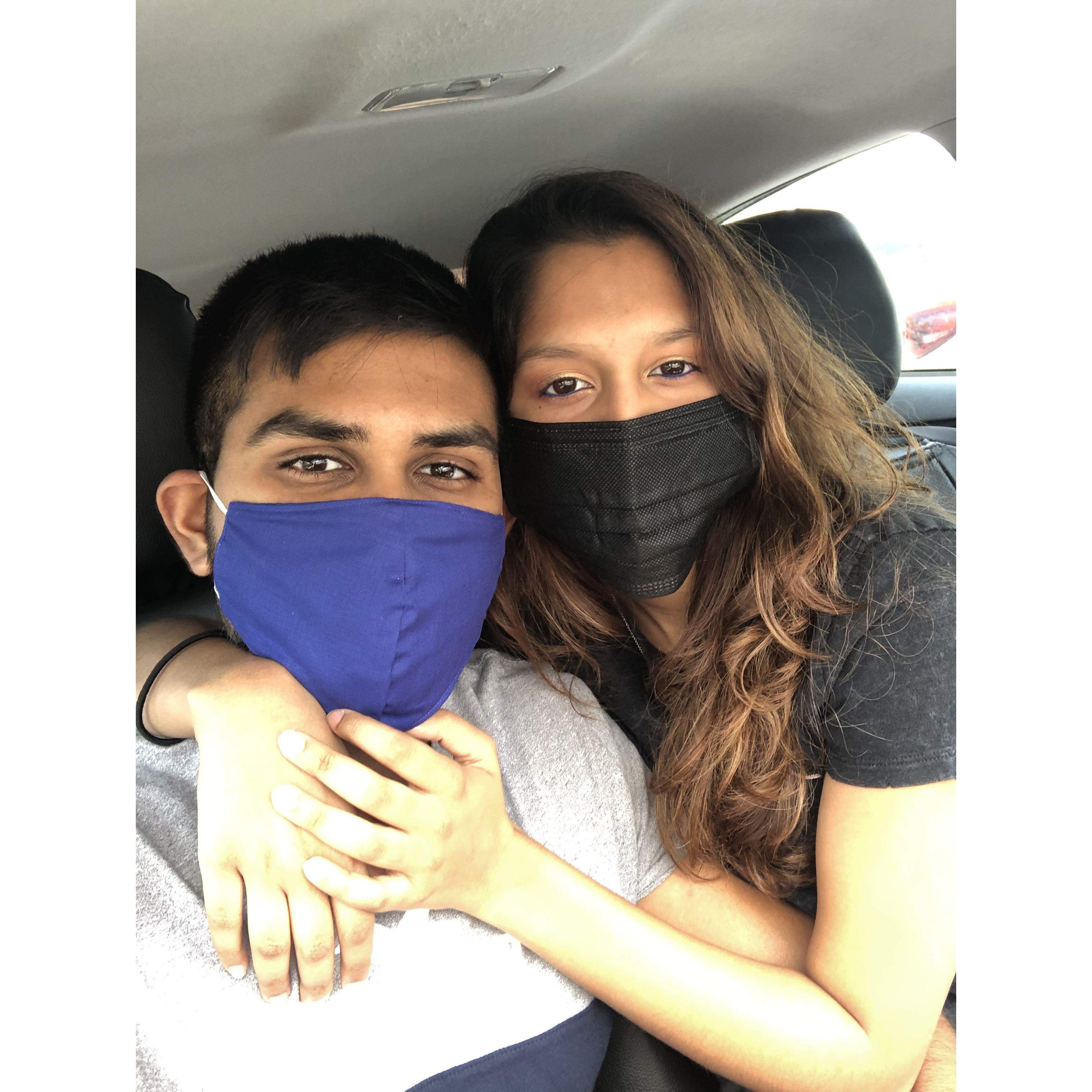 The first time we saw each other in person after 79 days due to the COVID lockdown ๐ท