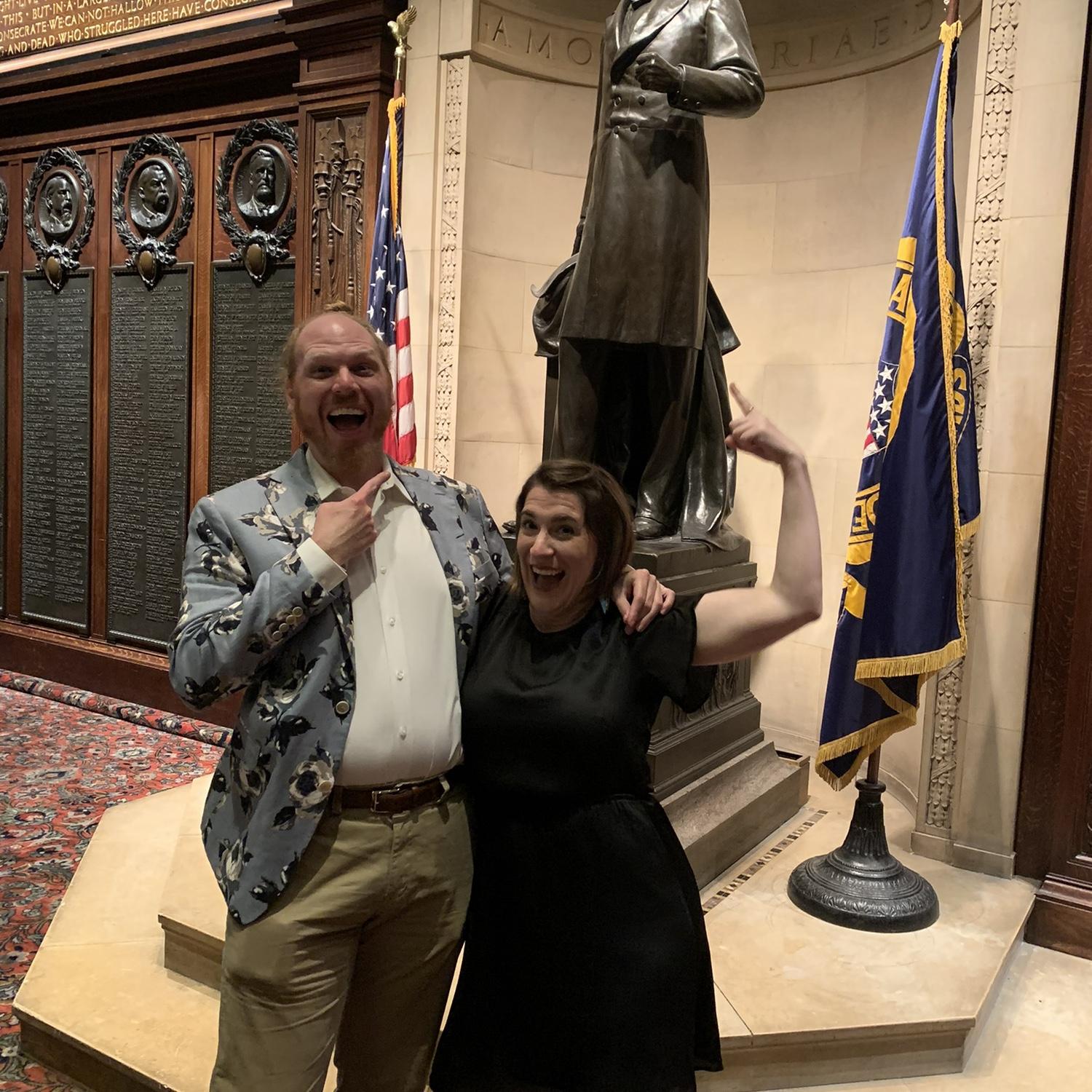 June 2022- Very excited about Abraham Lincoln at the Union League.