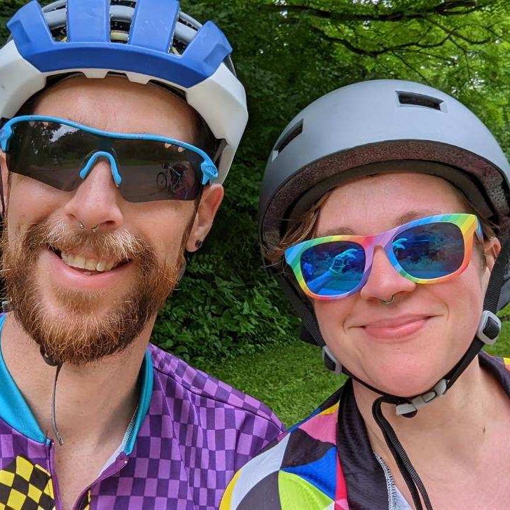 Biking in the early days together 😋, Summer 2022