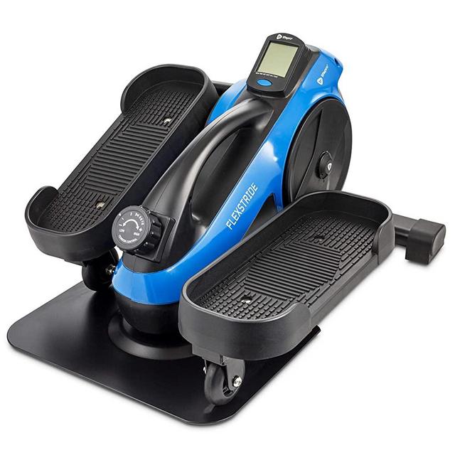 LifePro Under Desk Elliptical Trainer for Home & Office - Calf Leg Foot Pedal Exerciser - Seated Compact Elliptical Bike Machine - Core Fitness Low Impact Exercise Equipment w/Adjustable Resistance