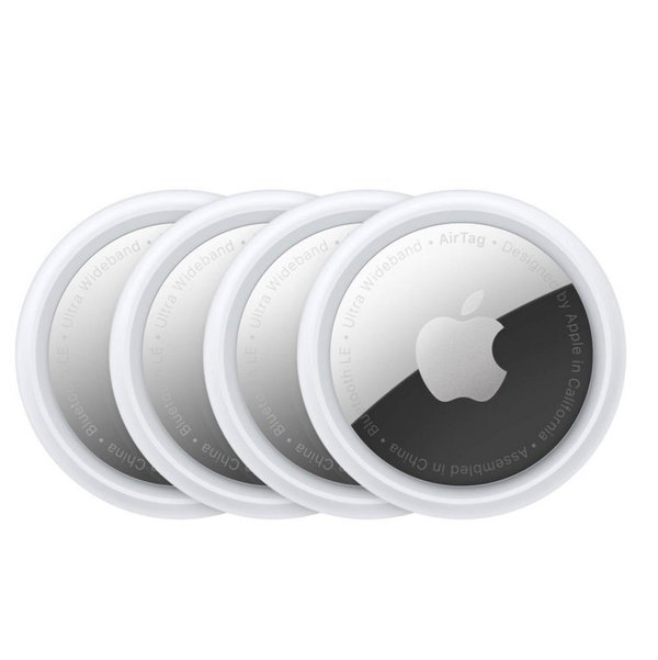 Apple AirTag (2nd Generation) - 4 Pack: Tracker for Keychain, Wallet, and More; Locator with Sound; Simple One-Tap Setup with iPhone or iPad; Key Finder with up to 1.5X Precision Finding Range*