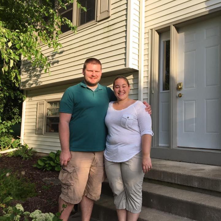 The day we got engaged at the final walk-through of our house! A very eventful week!