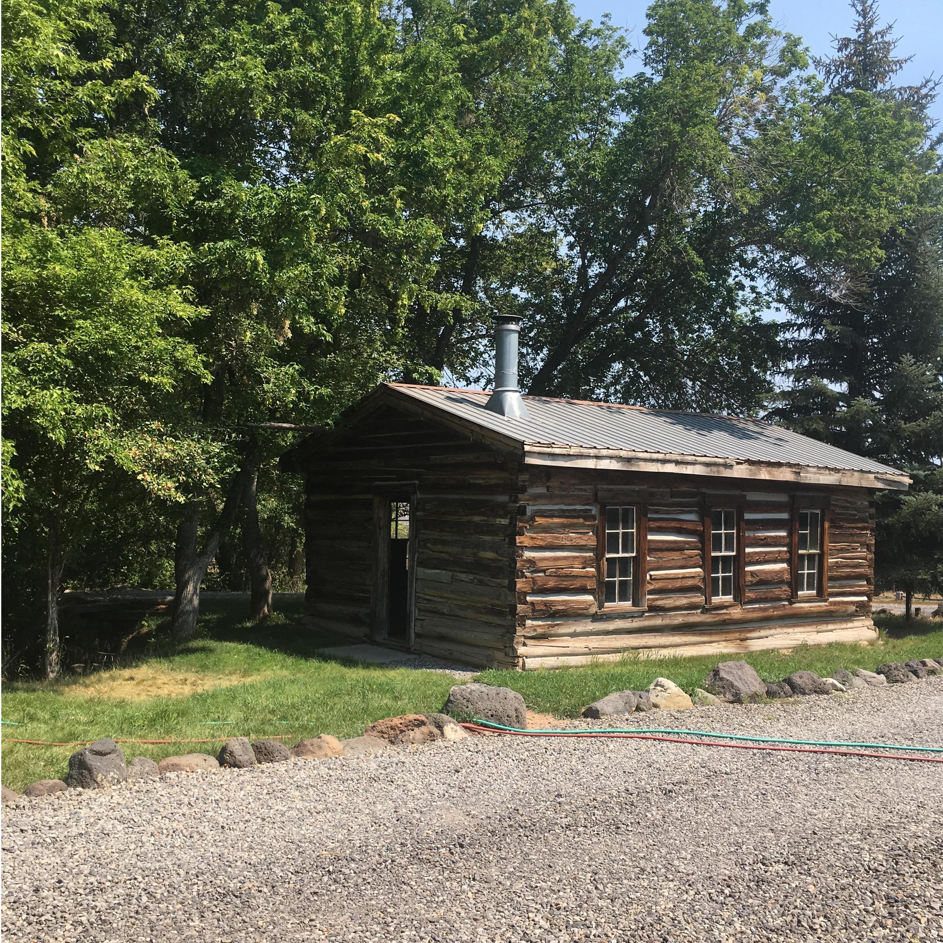 The 1880s school house on the ranch property where we'll say I do.