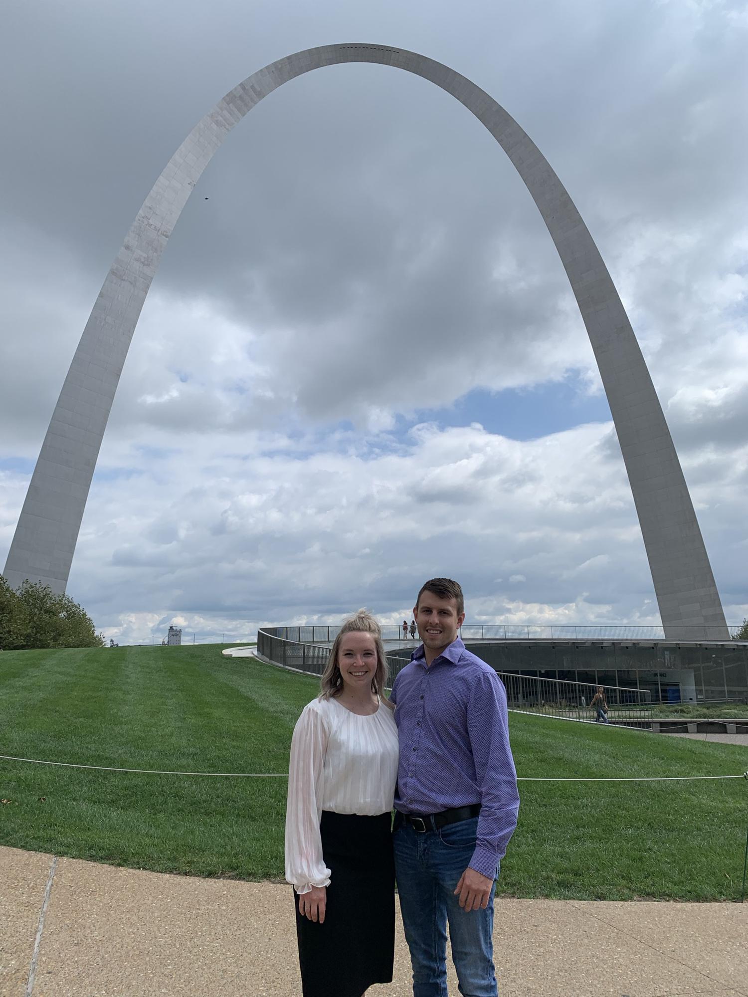 Another Adventure together! St. Louis arch!
