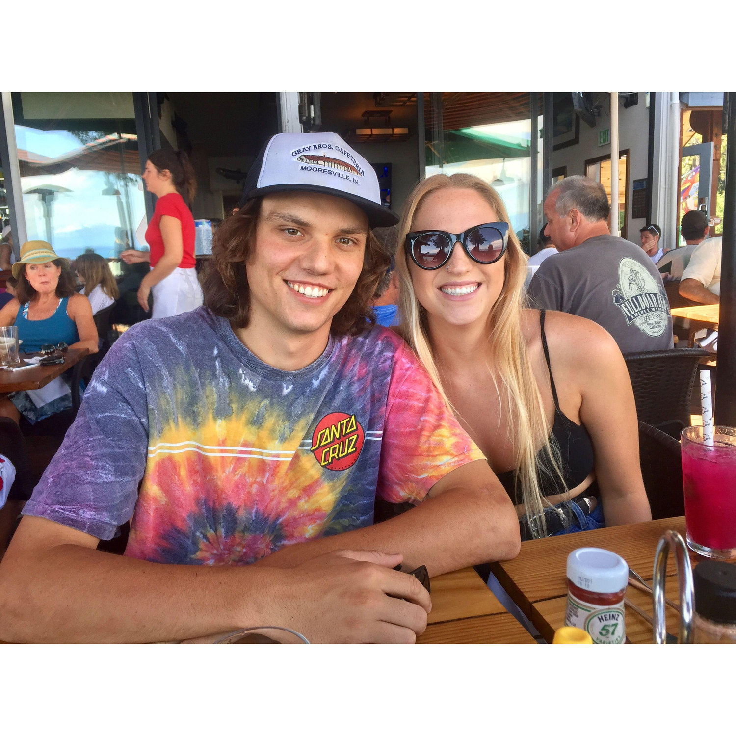Josh’s 21st birthday lunch in Tahoe