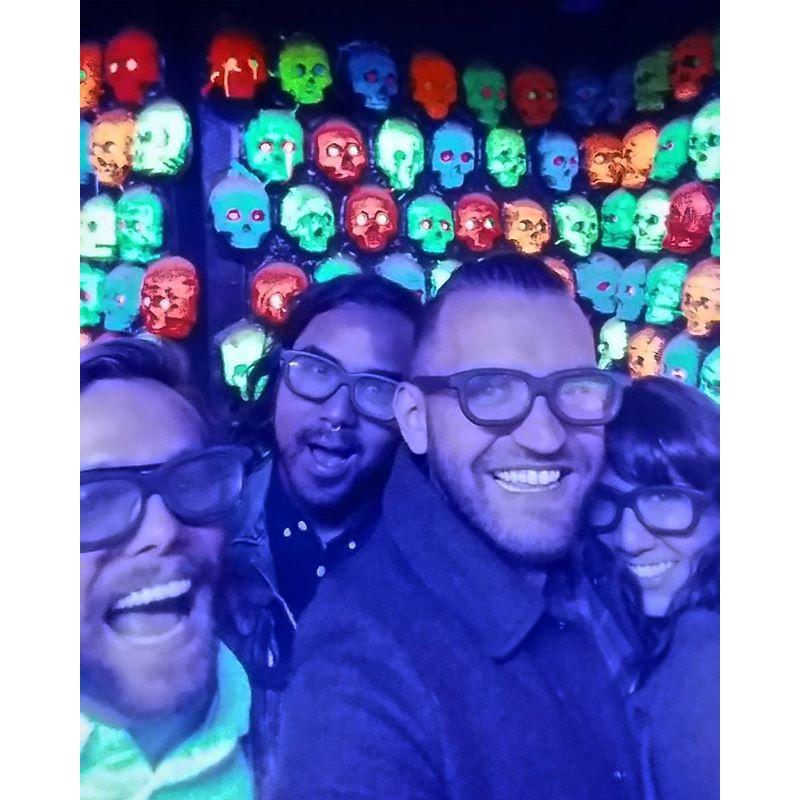 Haunted house fun with Patrick and Joshua