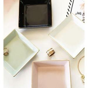 Theme Ring Dishes “i do” White