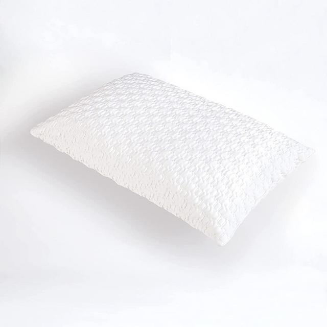 MLILY Harmony Shapeable Premium Shredded Memory Foam Bed Pillow with Soft and Elastic Cover, Support Back and Side Sleepers, Medium Firm, Queen 28’’ x 18’’ x 7"