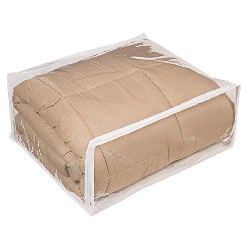 Fba Clear Vinyl Zippered Storage Bags 22 x 18 x 7.5 Inch Set of 5
