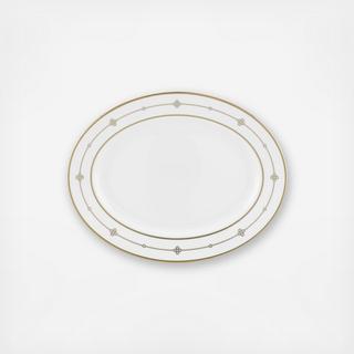 Jeweled Jardin Oval Platter