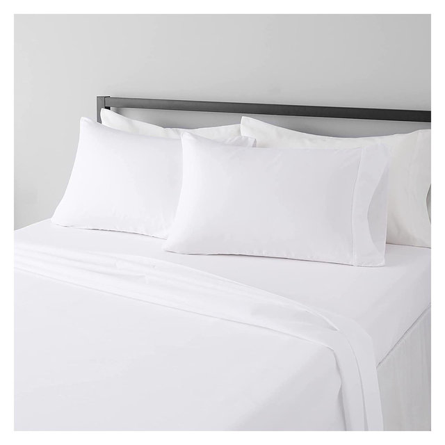 4-Piece Set: 100% Cotton 1000 Thread Count Deep Pocket Luxury Sheets