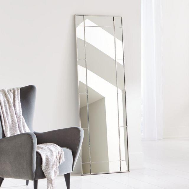 Payne Silver Window Floor Mirror
