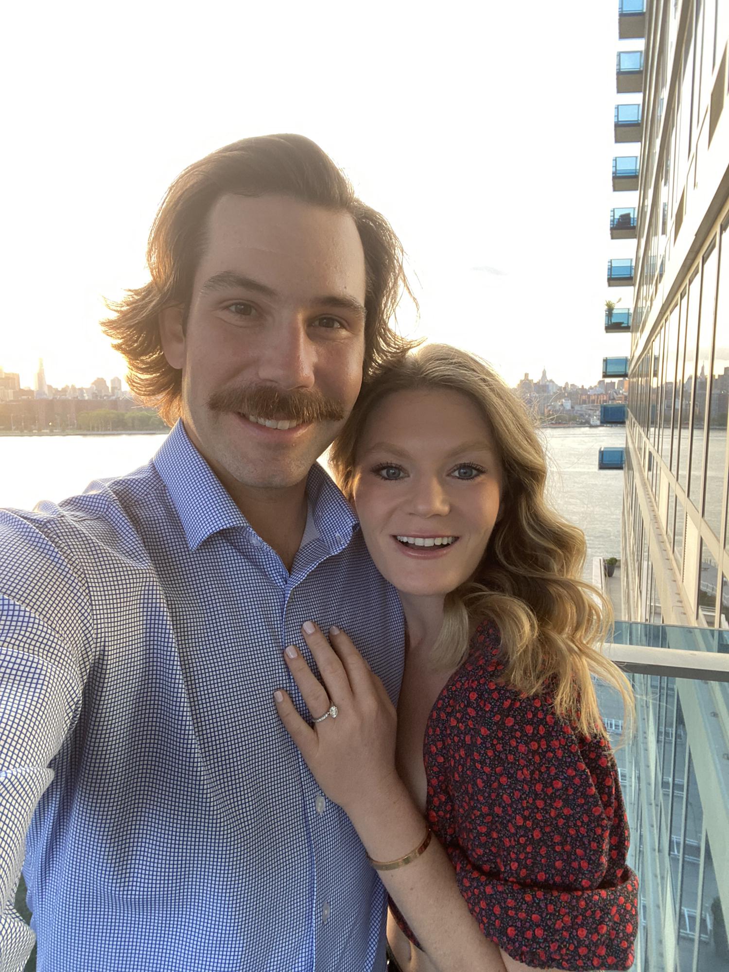 The night we got engaged!