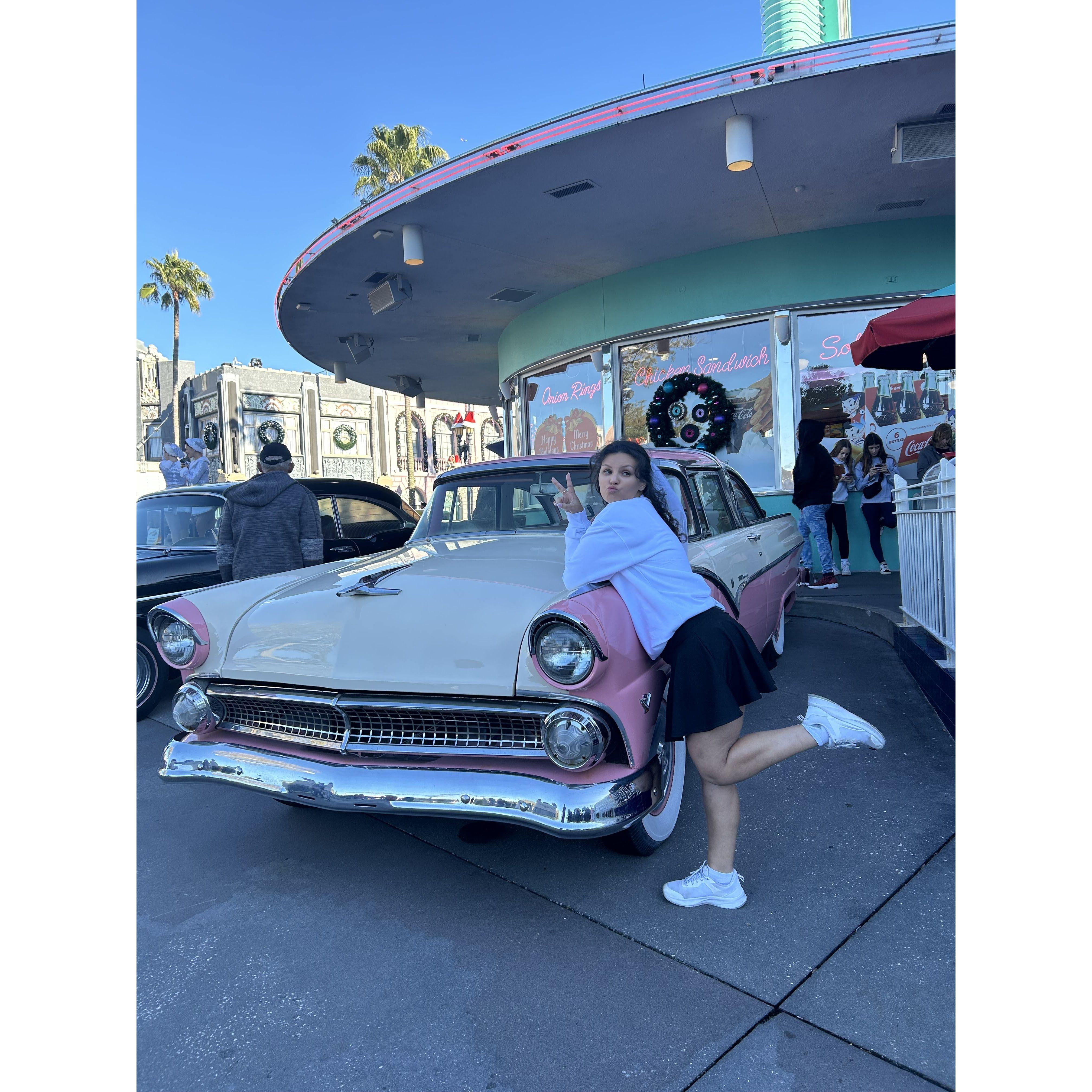 This old time car was amazing