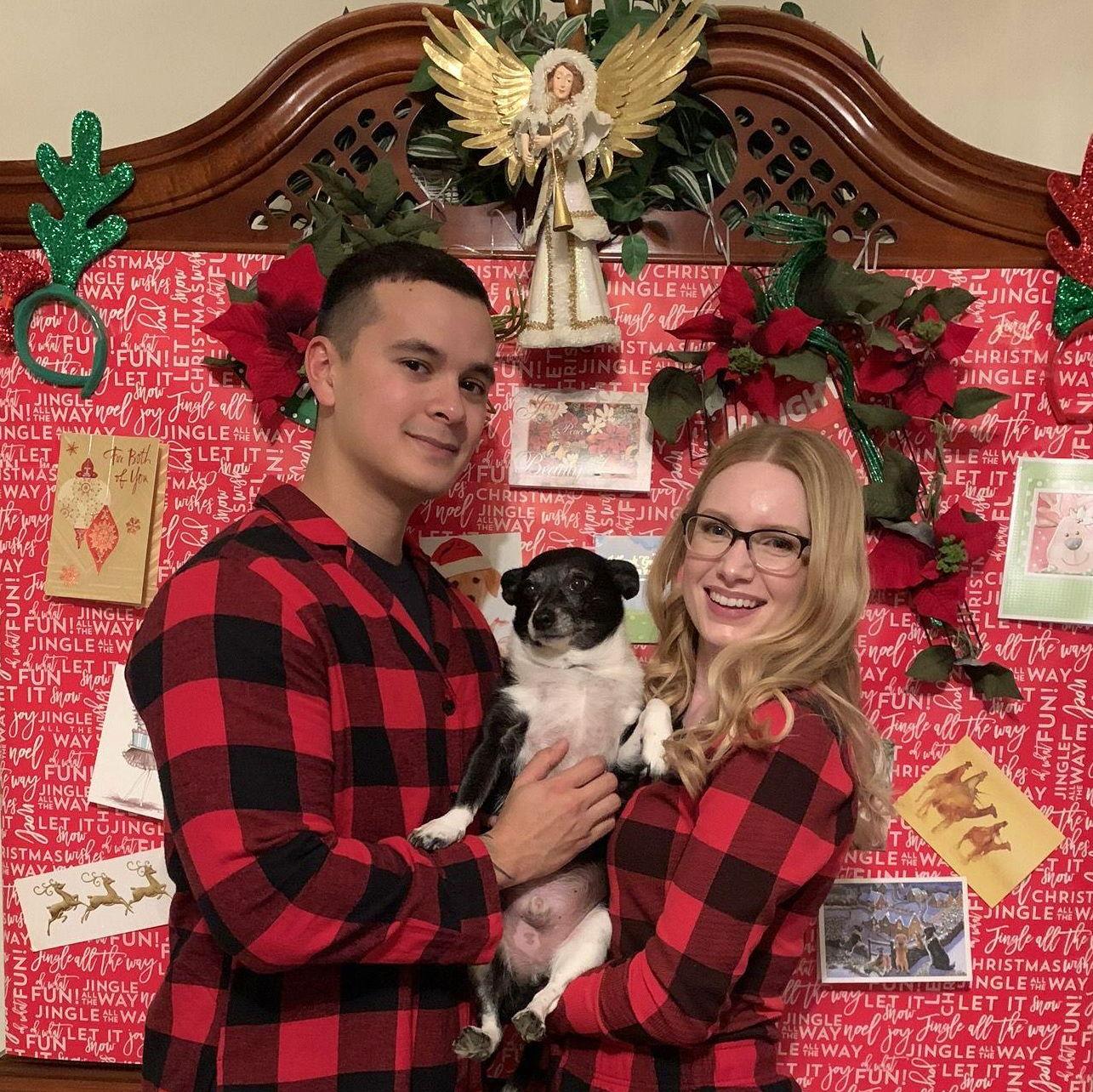 December 2019 | Christmas pajama photos with our sweet Pookah (may he rest in peace).