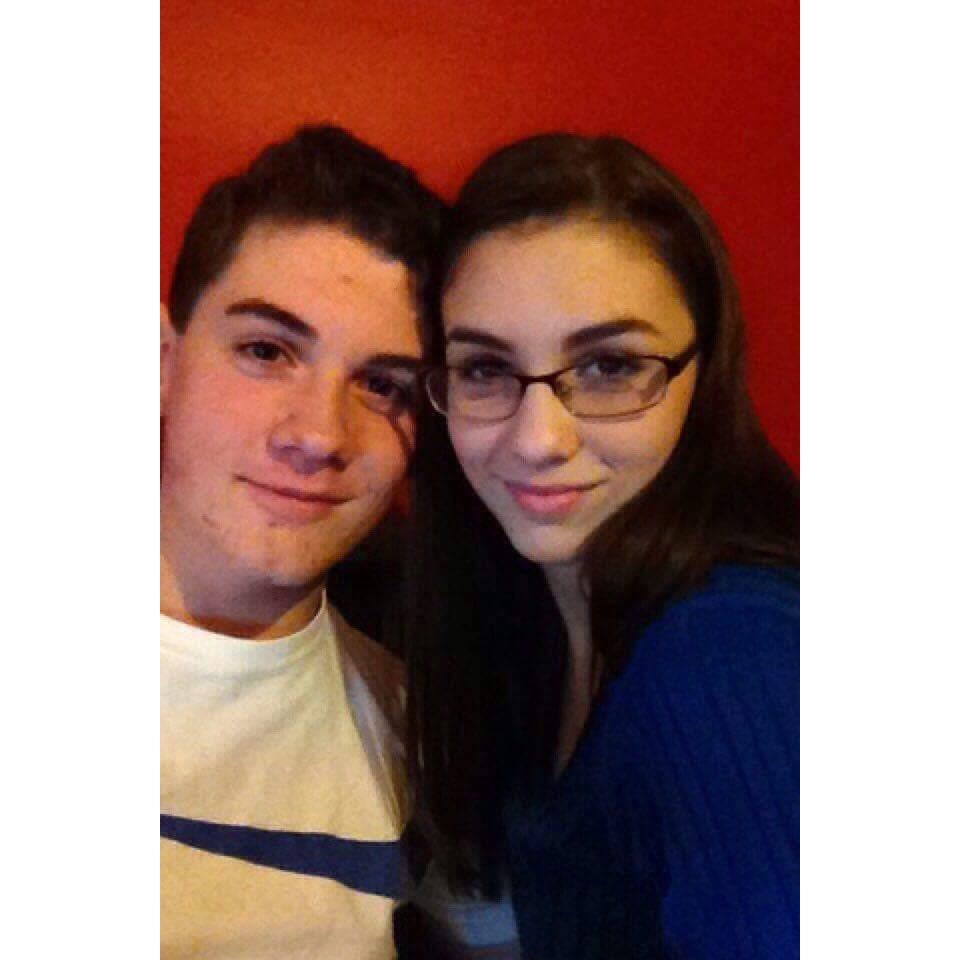Early in our relationship, we spent a TON of time taking selfies. This is one of the less goofy takes.
