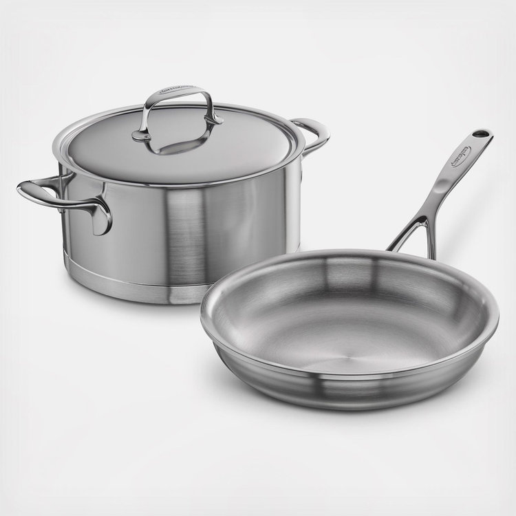 Demeyere, Atlantis Stainless Steel 3-Piece Cookware Set | Zola