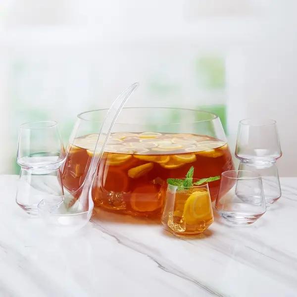 Mikasa Akimbo 8-pc Punch Bowl Set