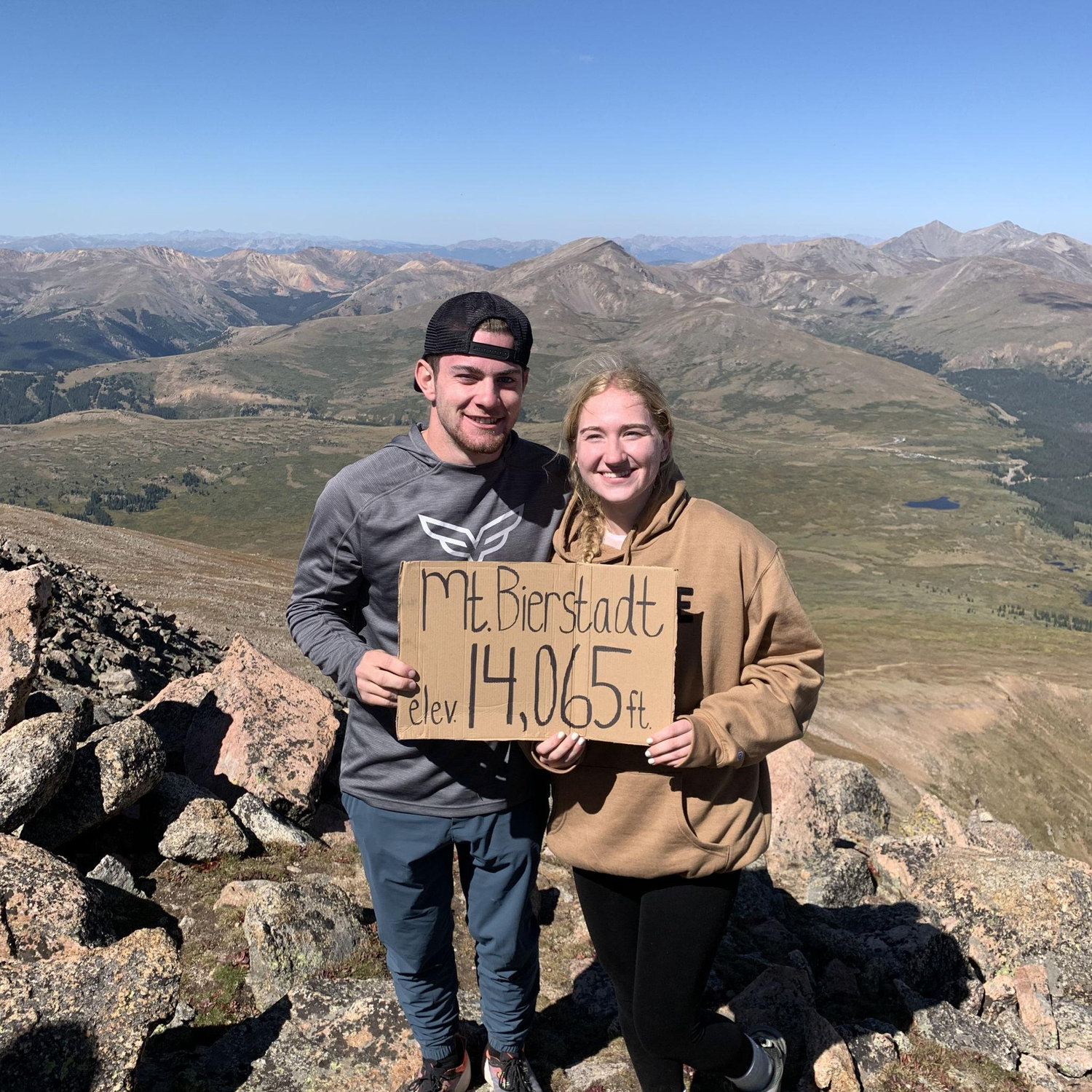 Our first 14er together