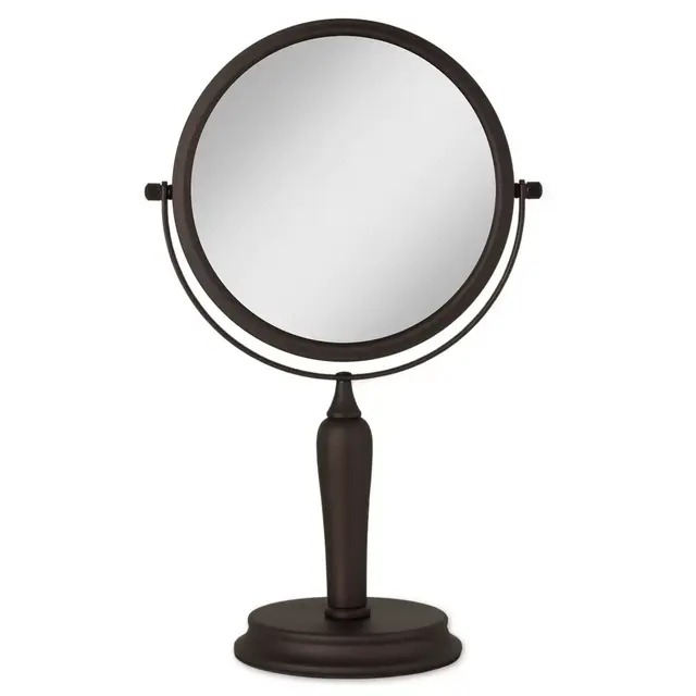 Anaheim 1x/5x 2-Sided Vanity Swivel Mirror in Oil-Rubbed Bronze