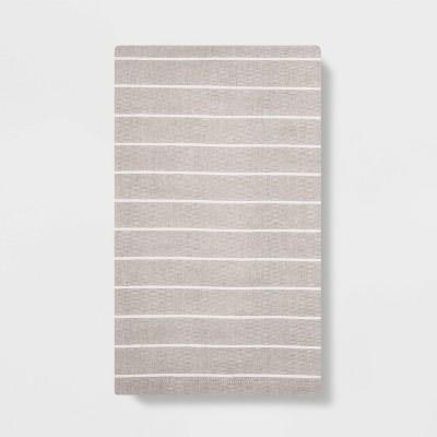 Striped Flat Weave Kitchen Towel Tahoe Khaki - Project 62™