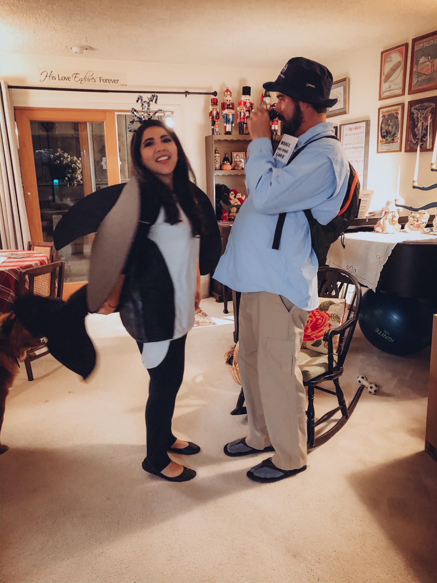 First couple’s costume.