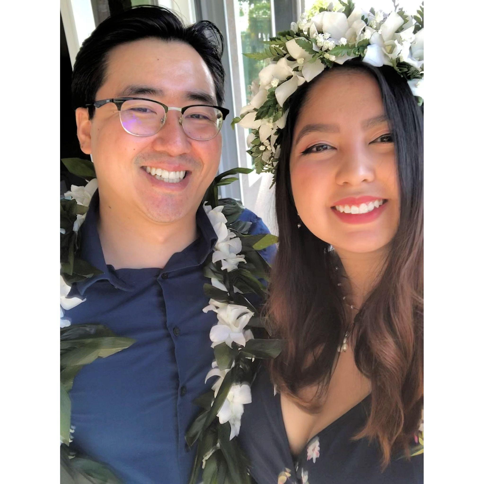 From our original wedding day during quarantine
