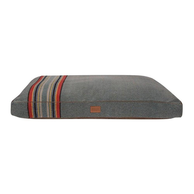 Pendleton Vintage Camp Napper Dog Bed - Heather Green, L