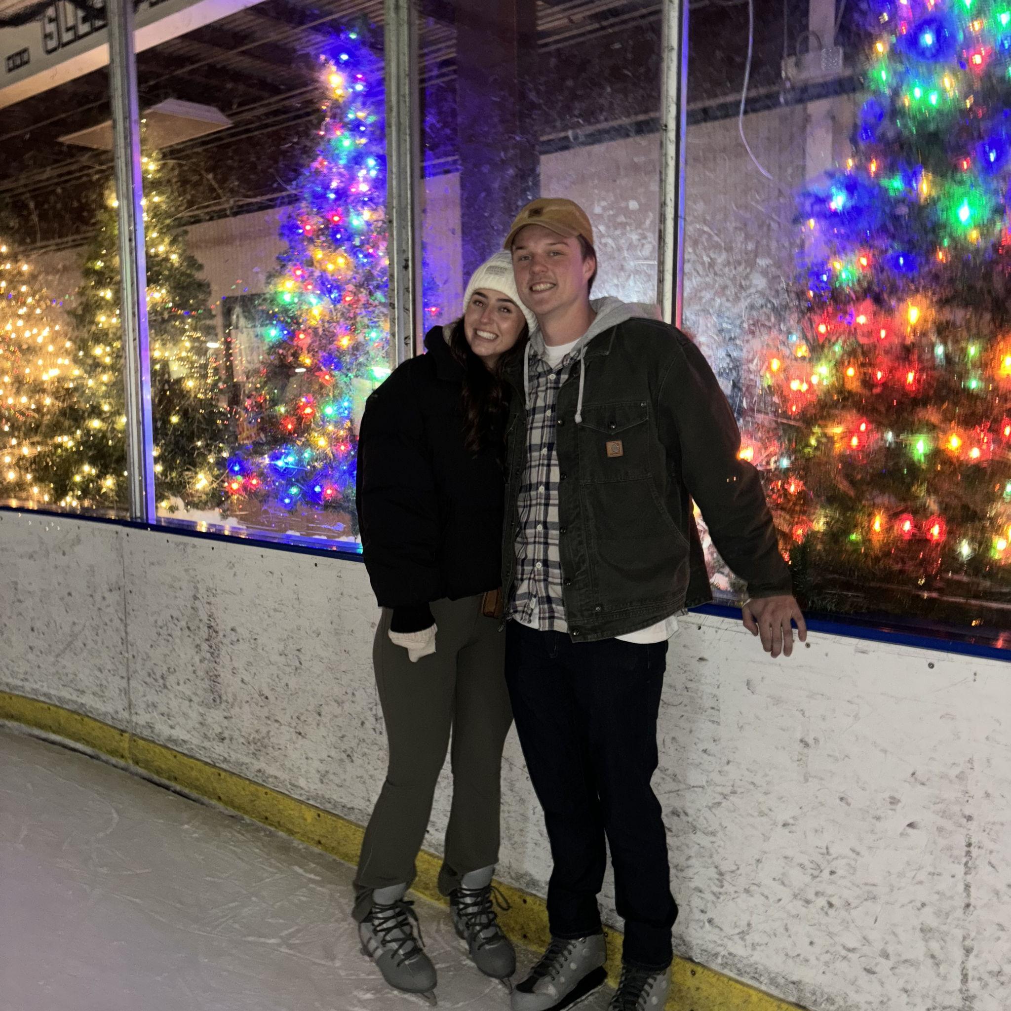 Our first time ice skating together! ❄️