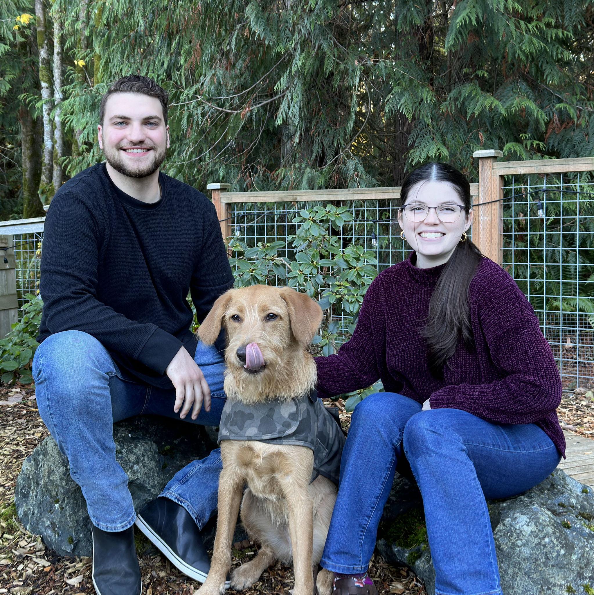 Thanksgiving photo with Whiskey. 11/2023.